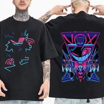 2026 Nauji VOX Hazbin Hotel Dydelio dydžio marškinėliai Vyras Moteris Mada Trumpomis rankovėmis Apvalia kaklo iškirpte Laisvalaikio Kvėpuojantys 100% Medvilnės Minkšti marškinėliai Gi... S įvairiaspalvis