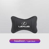 1Pcs Car Headrest Auto Breathable Seat Neck Pillow Accessories For Lexus LS LC IS350 ES300 GS350 CT200h GX460 LX570 RX500h NX300 white