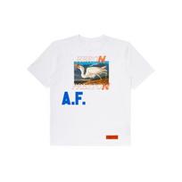 HERON PRESTON SS21 Heron Af T-shirt 'White' Men's HMAA020R21JER0020145 L gray
