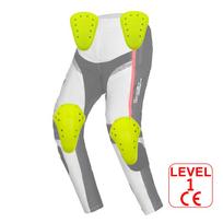 Motorcycle Pants Built-in Hip & Knee Protection Pads Motorbike Jeans Trousers Protective Inside Gear Knee Guards CE1 Certified oranžinė