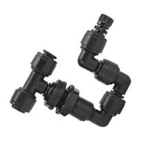Terrarium Reptile Fogger Adjustable Aquarium Mist Sprinkler Mister Nozzle for Rainforest Tank Amphibians Plants gray