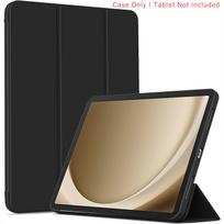 For Samsung Galaxy Tab A11 Plus 11'' SM-X230 X236 X226B Tri-fold Flip Case Magnetic Stand PU Leather Protective Cover Tab A11 Plus 2025 beige