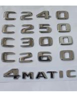 Emblem for Mercedes Benz C32 C43 C55 C63 AMG C160 C180 C200 C220 C230 C240 C250 C270 C280 C300 C320 C350 C350e C400 C300e C300de NY2 C 32 gray