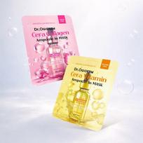 Dr. Ogiderm Cera Collagen & Vitamin Ampoule-in Mask Pack 2 Types, 80 sheets, 1 pcs pink