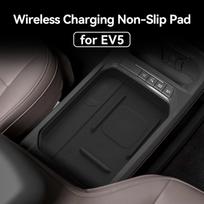 Silicone Anti-Slip Wireless Charger Car Phone Pad ABS Material gray