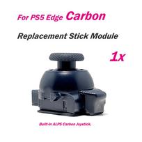 Pakeičiamas modulis PS5 DualSense Edge belaidžiam valdikliui TMR vairasvirtės modulis 3D analoginis nykščio stickas Apsauga nuo drebėjimo Patvarus black