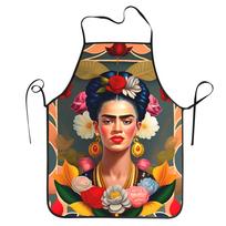 Art F-Frida K-Kahlo Apron Cuisine Cooking Baking Household Cleaning Painting  Aprons Cafe Funny Tablier Chef 38x47cm