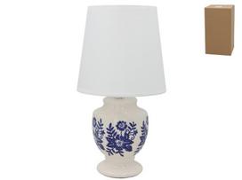 Decorlife stalinis šviestuvas Amalia, baltas/mėlynas