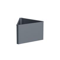 Metalinis vazonas HATIS, 71,5 x 61,5 x 45 cm, antracito