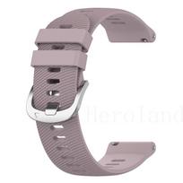 Silikoninė 18mm 22mm apyrankė laikrodžiui Garmin Forerunner 255S Vivoactive 4S 3S Dirželis Apyrankė laikrodžiui Garmin Forerunner 255 Venu 2 Juosta other 18mm width gray