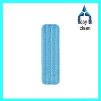 Microfiber Hands-Free Spray Mop Head, 14x42cm, Velcro Attachment, High Absorbency 42x14cm žalia