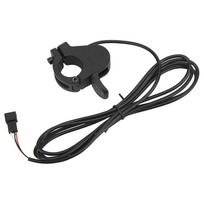 Electric Bike 300X Thumb Throttle Good Contact SM Connector Electric Bike Accessories for Lithium Battery Modification black