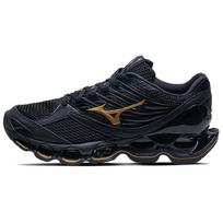 Mizuno Neslystantys Atsparūs Dilimui Žemi Laisvalaikio Bėgimo Batai Unisex Juodi Geltoni Mizuno J1GC2449-54 42.5 black