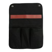 Pouch Camping Chair Armrest Storage Bag Hanging Pocket Canvas Multi Pockets Organizer with Snap žalia