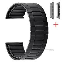 Elastic Metal Strap for Apple Watch Band 45mm 44mm 40mm 41mm 42mm 38mm Bracelet for IWatch Series 8 7 6 Se 9 10 Ultra 2 49mm 42mm 44mm&M (shortest 150mm) white
