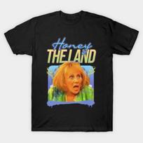 Honey, The Land! Sylvia Browne T-shirt For Men Women 100% Cotton T Shirts Short Sleeve Tops 1012-2 - Men's Summer Cotton Grap... 3XL įvairiaspalvis