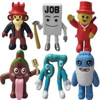 Steal Game A Brainrot Action Figure Toy No. 67 Brainrots Italian Brainrot Chair Figurine Collectible Model Doll Christmas Gift’S blue