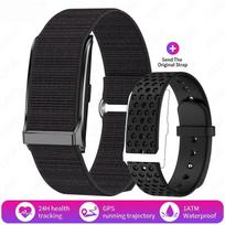 New Sport Fitness Tracker Smart Watch Men Women Smart Bracelet Sports Band Heart Rate Blood Pressure Monitor Waterproof Multifunction Watches mėlyna
