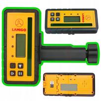 Laser receiver for rotating lasers with a green laser lamigo rc 600g
