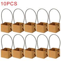 10Pcs Foldable Succulent Plant Boxes Waterproof Mini Flower Pots  Gift Packaging 6*5.5cm