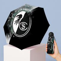 SC Freiburg FC Mini 5 Fold Pocket Umbrella Compact Lightweight Anti UV Rain Sun Protection Umbrella Portable Travel Umbrella