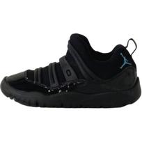 Jordan Air  11 Retro PS Little Flex Comfortable Durable High-Top Kids Basketball Shoes Kids sneaker Black Gamma-Blue BQ7101-047 28 black