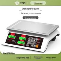 Commercial 30kg Kitchen Scale: Electronic Household Food Weighing Scale gray