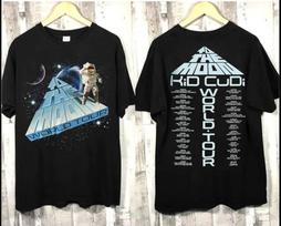 Kid Cudi To The Moon World Tour 2022 T-shirt size S-5XL XL gray