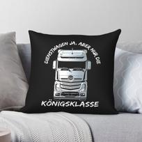 Truck Driver Only The Top Class Pillowcase Polyester Linen Velvet Creative Zip Decor Pillow Case Sofa Cushion Case 30X30CM white