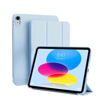 Case for iPad (A16) 11th Generation 11 Inch /10th Generation 10.9 Inch Magnetic Flip Smart Cover Soft Silicone Shell blue