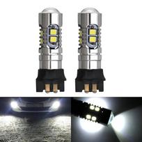 2 vnt. PW24W PWY24W LED lemputės Canbus 2323 10 SMD Dienos žibintuvėlis Didelės galios DRL lempa Automobilio posūkio signalo lemputė Balta 6000K 12V 2pcs balta