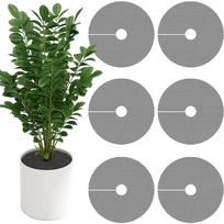 6 vazonų dangteliai augalams Augalų apsauga nuo kačių Pjaustomi tinklelio barjeriniai ekranai sodui lauke patalpose One Size gray