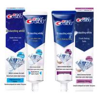 Crest 3D White Toothpaste Twin Pack blue