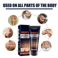 Male Hair Removal Cream Gentle Depilatory Cream Legs Armpit Chest Hair Remover Cream Not Stimulating Hair Removal brown