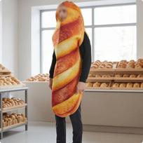 Suaugusiųjų Duonos Kombinezonas Realistiškos Detalės Kostiumas Juokingas Cosplay brown