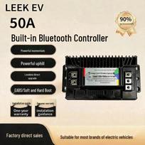 Bluetooth Controller for 48V/60V/72V Yadea, TaiLing, Aima, Xiaodao, Green Source - Easy Non-Destructive Installation 40A black