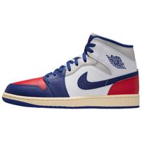 Jordan Air Jordan 1 Mid top Vintage Basketball Shoes Unisex Blue White DQ8426-102 47.5 gray