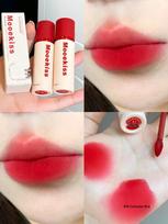 Muke Poetry Lip Mud Lipstick V12v13: Moisturizing, Non-Transfer Lip Gloss for Autumn/Winter. red