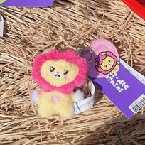 10CM Iškamšinti gyvūnai Pliušiniai žaislai Raktų pakabukas Žaislas Kambario dekoras pink