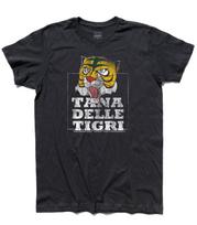 Mens Tana Delle Tigri Antique Mens Tiger Tiger Mask Tigerman T-Shirt- Unisex T-Shirt XL gray