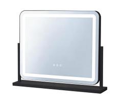 Brilagi - LED reguliuojamo ryškumo makiažo veidrodis CALIFORNIA LED/25W/230V 55x44 cm juodas