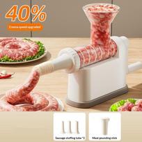 Manual Sausage Stuffing Machine Homemade Sausages Stuffer Sausage Syringe Sausages Stuffer Gadgets Manual Meat Injector Tools balta