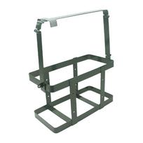 Jerry Gas Can Holder Rack Detachable Fuel Gasolina Container Reinforced Versatile Mounting Motorcycle Fuel Tank Fixed Bracket 20L gray