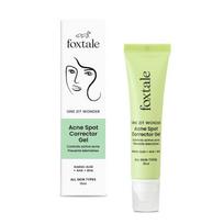 Foxtale 2% Salicylic Acid Acne Spot Corrector Gel With2% Azelaic Acid & 3% Glycolic Acid |Reduces Pimples Overnight | Acne Scars | For Men beige