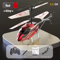 3.5Ch Rc Helicopter With Light Fall Resistant Xk913 Remote Control Helicopter Plane Aircraft Indoor Flying Kid Toy Gift For Boy raudona