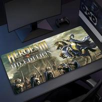 Heroes Of Might And Magic 3 Mouse Pad High Quality Natural Rubber Mouse Pad The Most Professional Washable Laptop Mouse Pad 30cmx60cm(11.8x23.6inch) gray