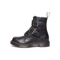Dr. Martens Dr.Martens 1460 Sagtis Traukiama Oda Nėriniai Batai 'Juoda Sidabrinė' Moteriški 31033001 36 juoda