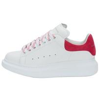 Alexander McQueen Oversized Sneaker Cow Leather Low top Stylish Skateboarding Shoes Women's Pink 553770WHGP79444 37.5 white