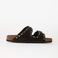 Birkenstock Arizona Rivets Suede Leather Women Black - Dydis 39.5 (1030348 Laisvalaikio batai)
