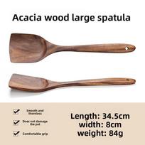 Wooden Spatula Wok Spatula Spoon Wooden Spatula Teak Kitchenware Set Wooden type 11 brown